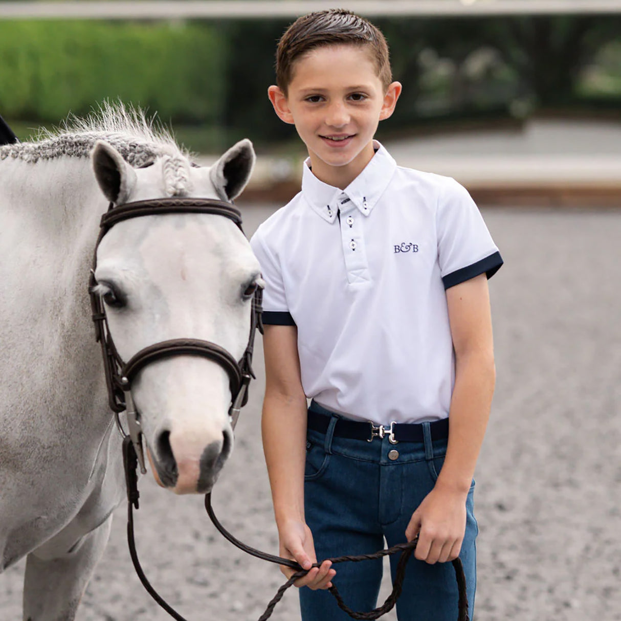 Belle & Bow Short Sleeve Show Shirt - Boys'
