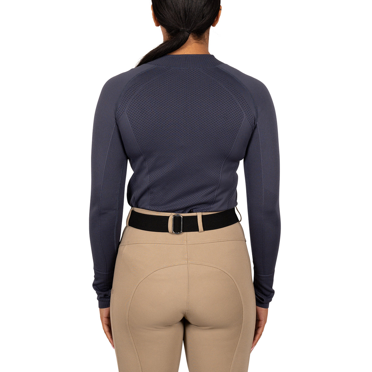 TemTeq Liso Seamless Quarter Zip Long Sleeve Top