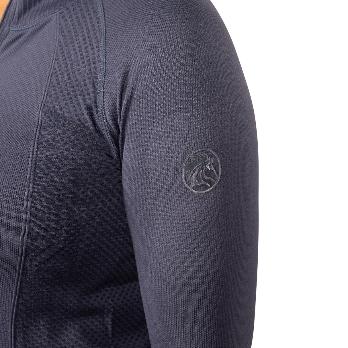 TemTeq Liso Seamless Quarter Zip Long Sleeve Top