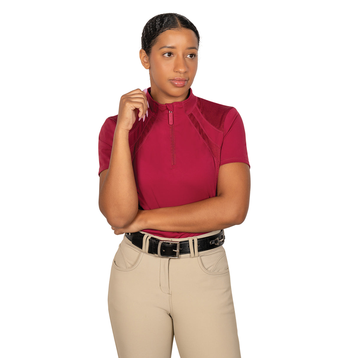 TemTeq Ava Mesh Short Sleeve Top