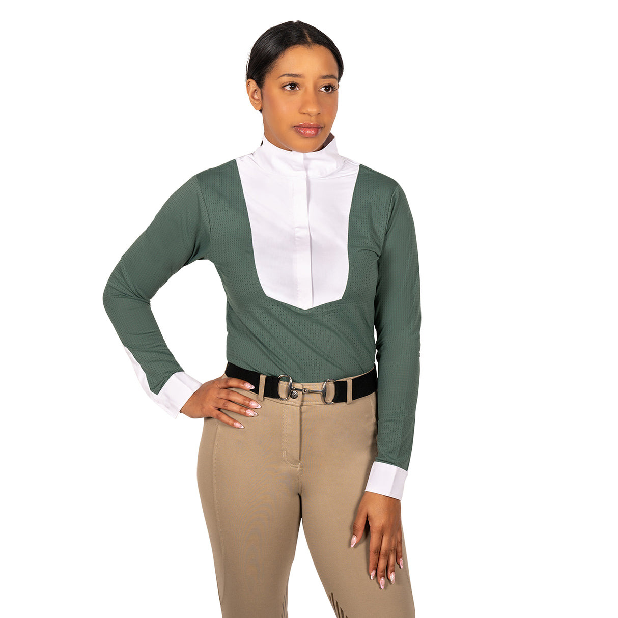 Elation Platinum Bellagio Bib Long Sleeve Show Shirt