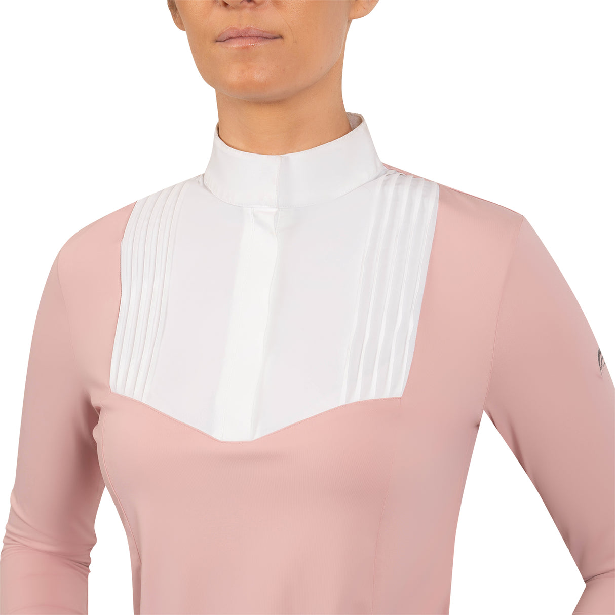 Nikara Emilia Pleat Bib Long Sleeve Show Shirt