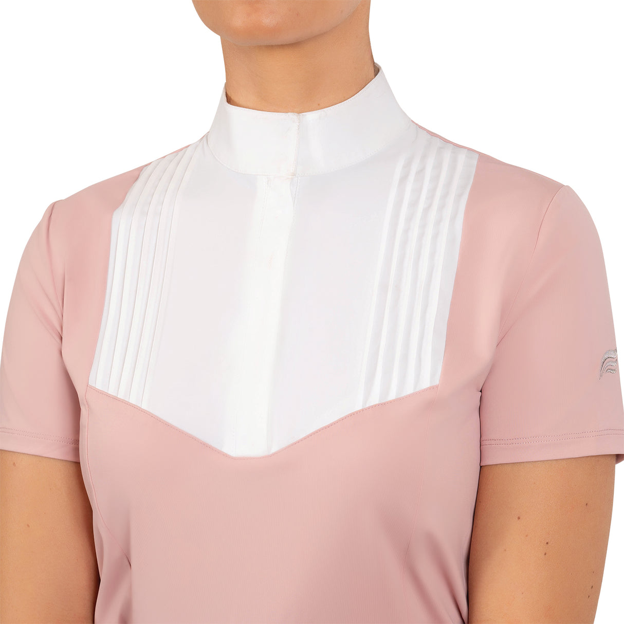 Nikara Emilia Pleat Bib Short Sleeve Show Shirt