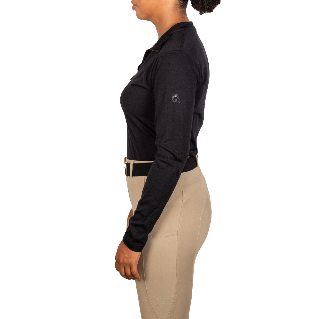TemTeq Washable Wool Blend Quarter Zip Base Layer