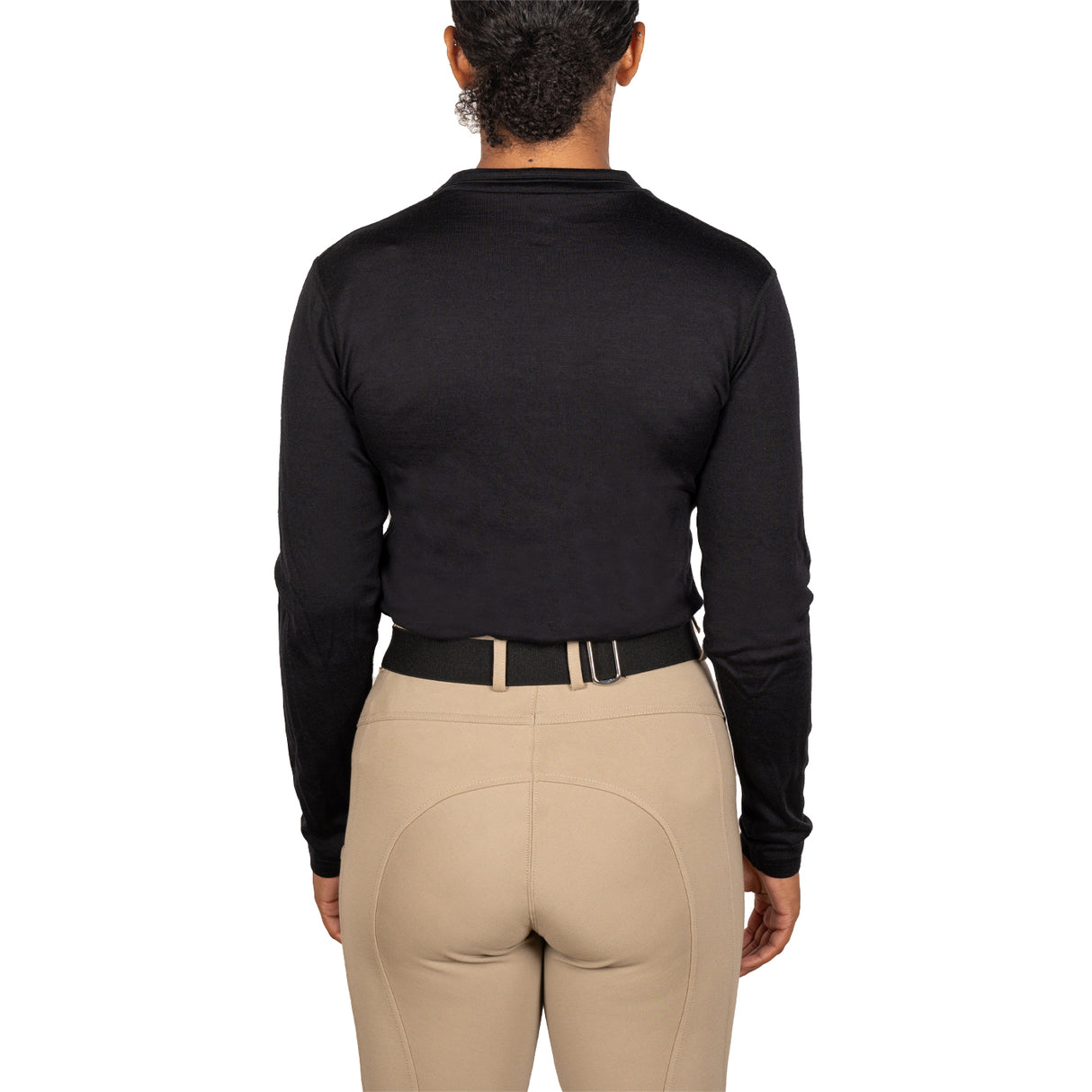 TemTeq Washable Wool Blend Quarter Zip Base Layer