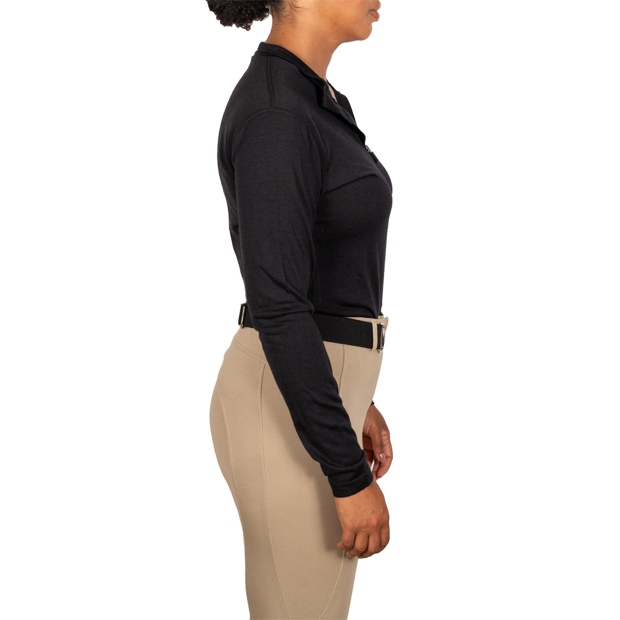 TemTeq Washable Wool Blend Quarter Zip Base Layer