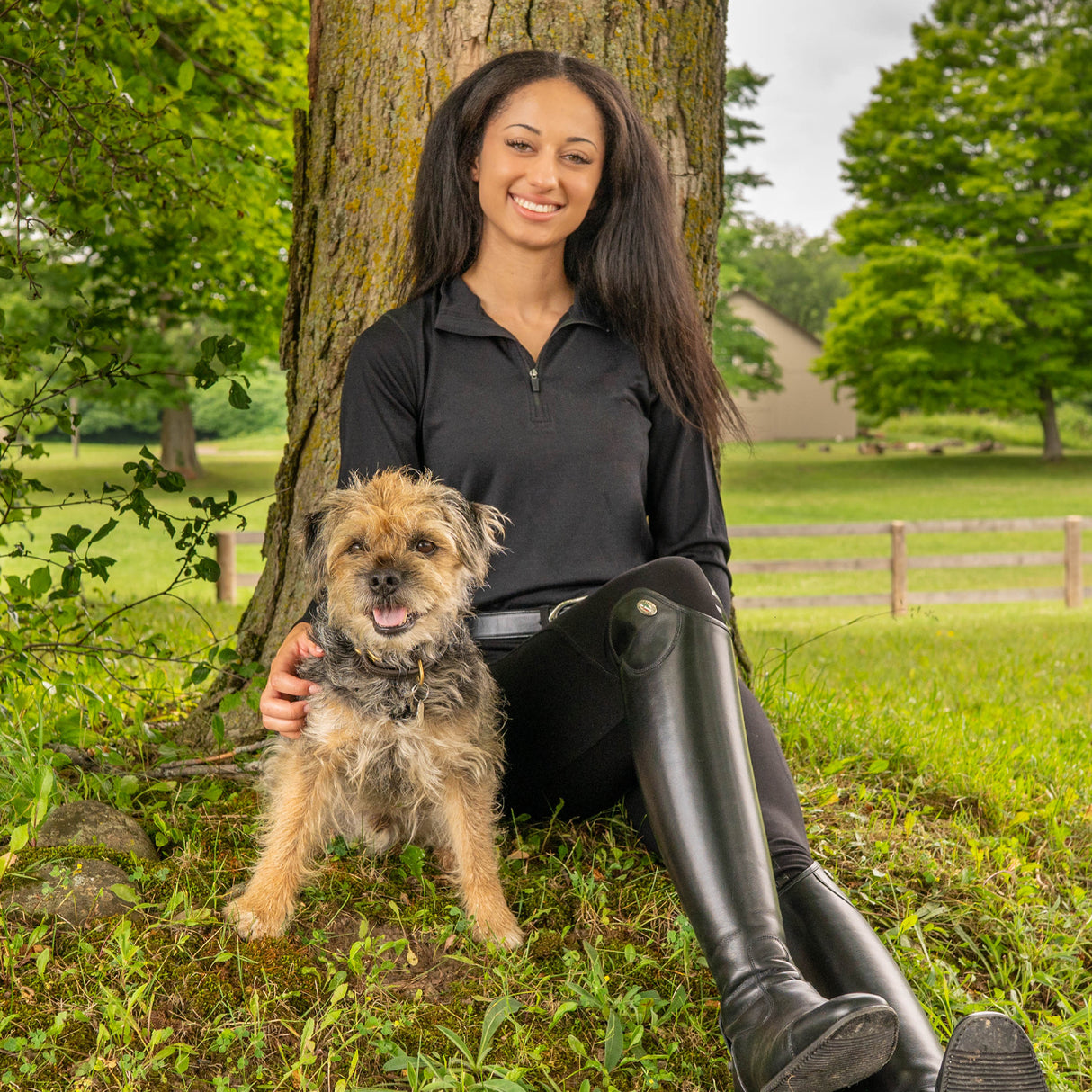 TemTeq Washable Wool Blend Quarter Zip Base Layer