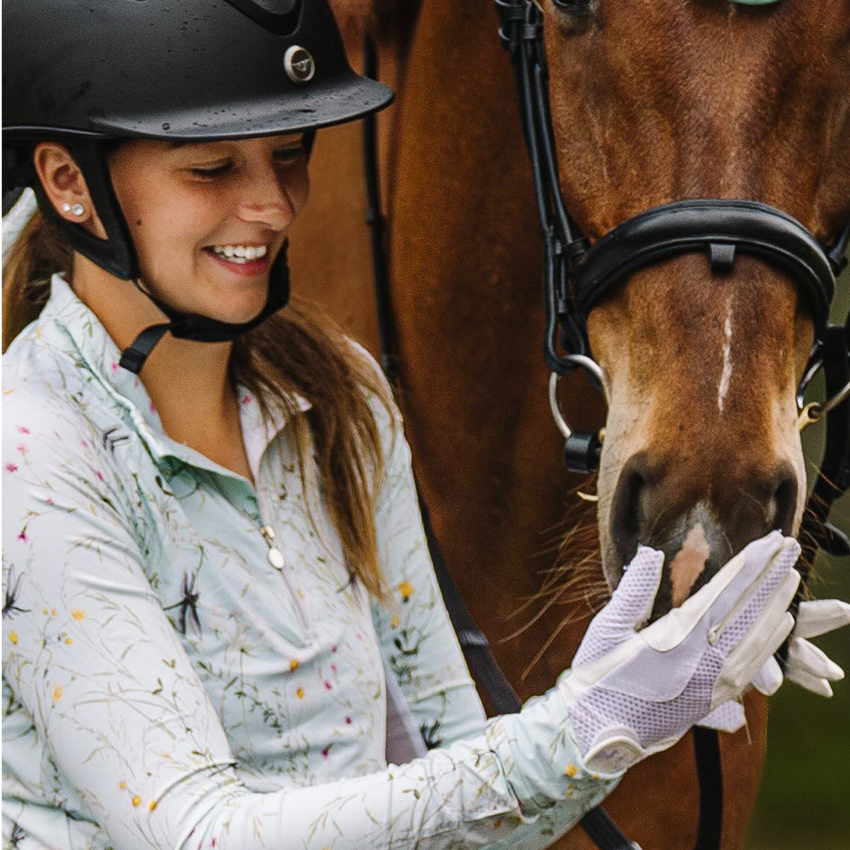 Dapplebay Quarter Zip Light Long Sleeve Riding Top