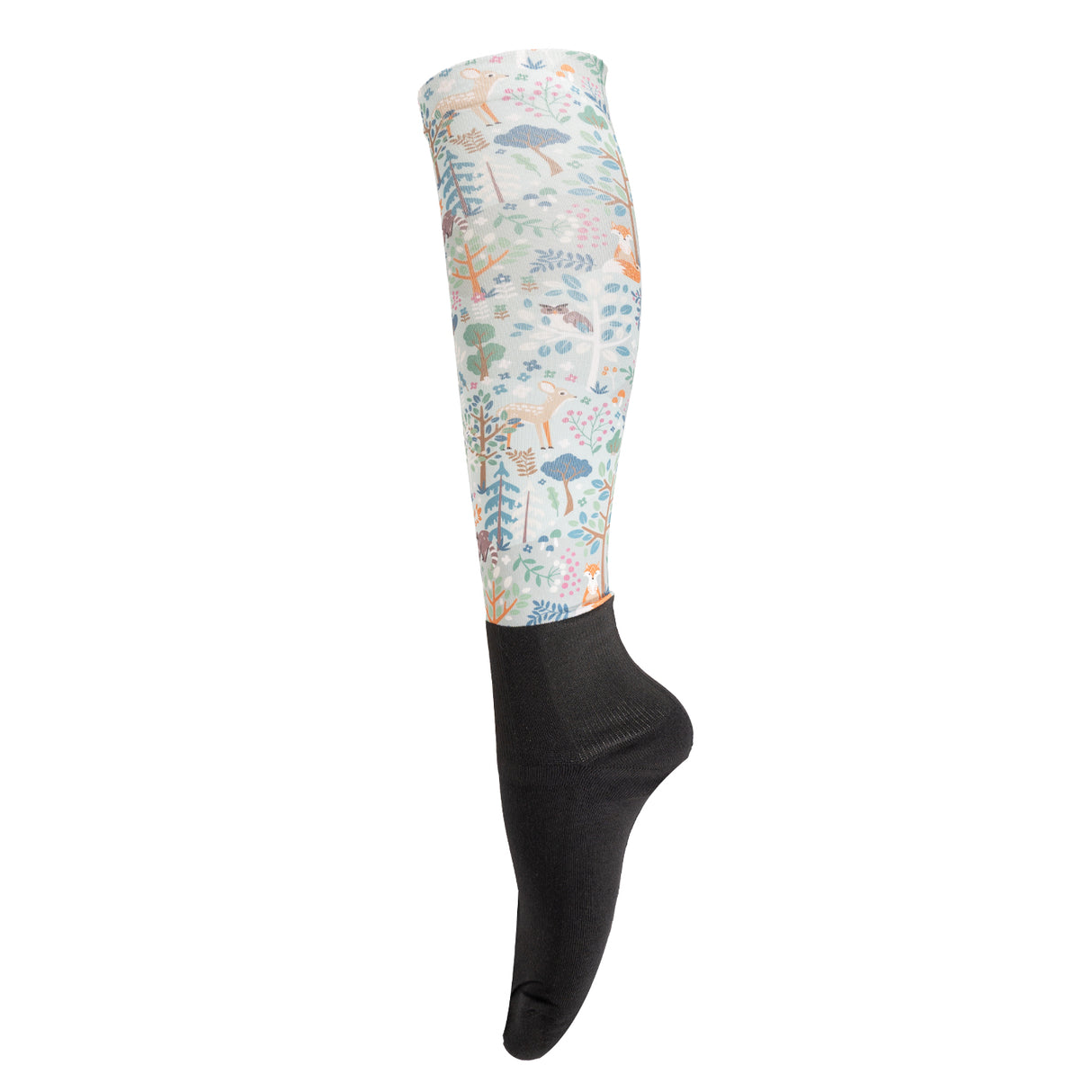 Four White Socks Sage Woodland Boot Socks