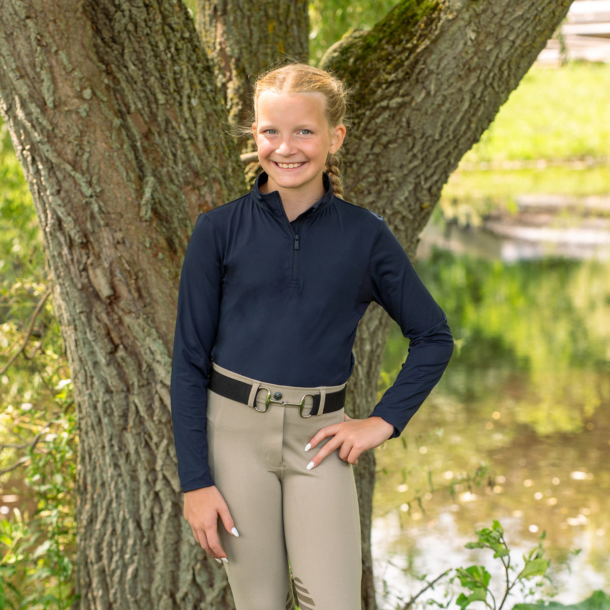 TemTeq Belize 3.0 Technical Quarter Zip Base Layer - Kids'