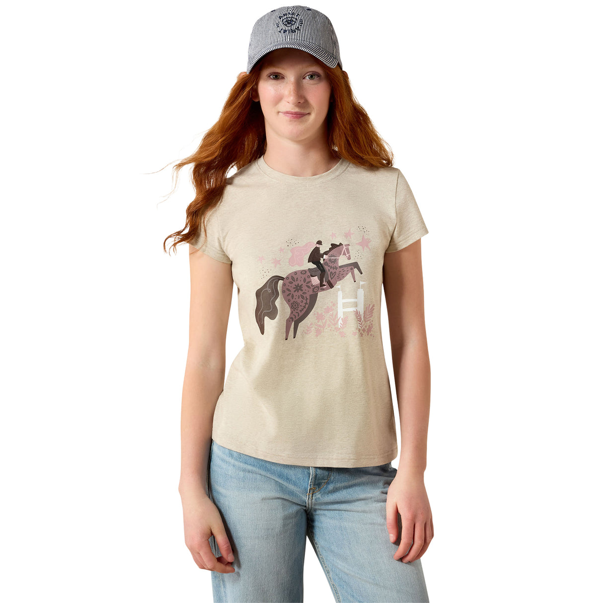 Ariat Floral Leap Tee - Kids'