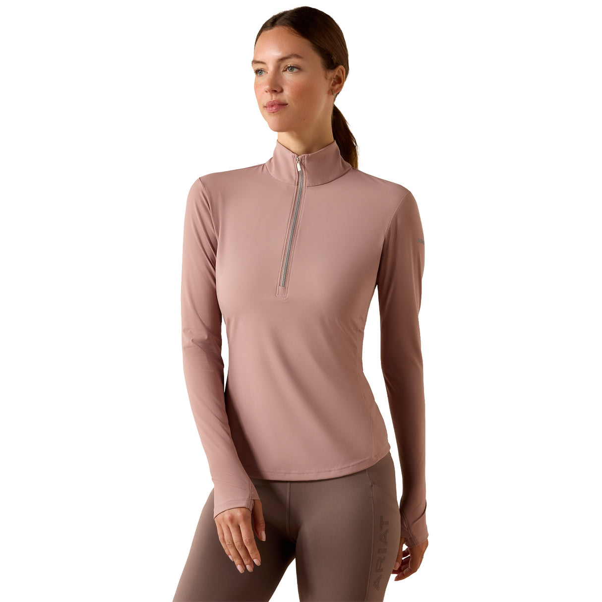 Ariat SolVeil Half Zip Long Sleeve Base Layer