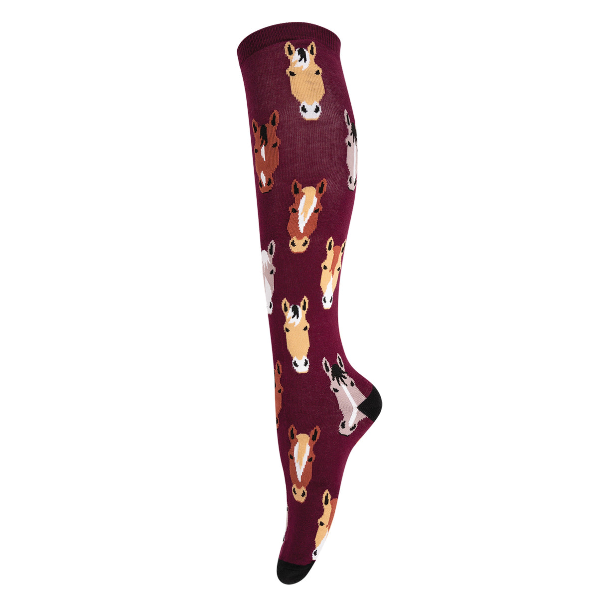 Four White Socks Pony Portraits 2.0 Knee High Socks