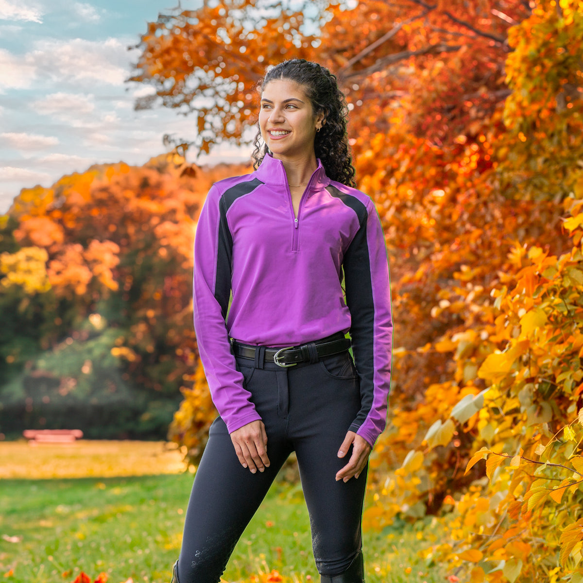 TemTeq Greer Fleece Lined Quarter Zip Top