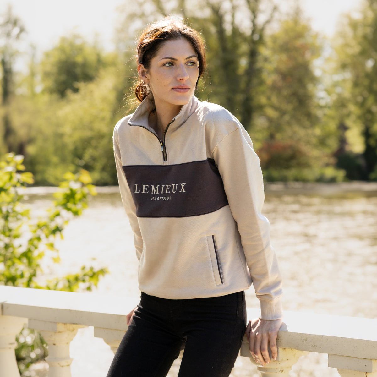 LeMieux Heritage Quarter Zip Sweatshirt