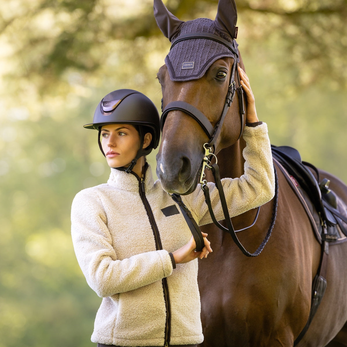 LeMieux Heritage Borg Zip Front Jacket