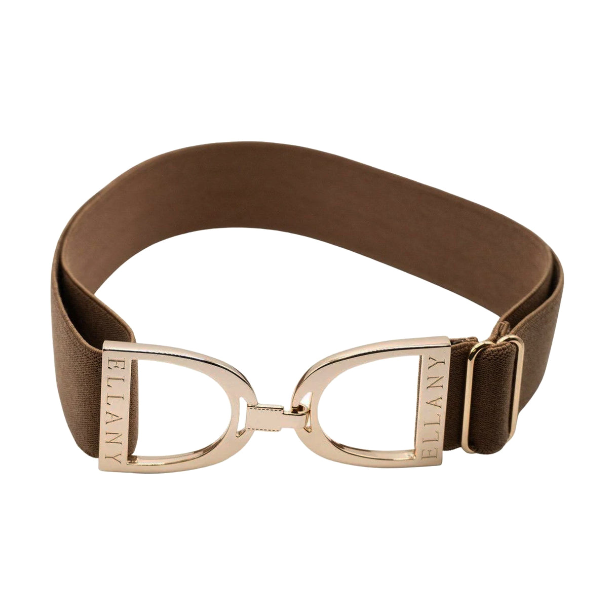 Ellany Elastic Belt W/ Gold Stirrup 1 1/2 in.