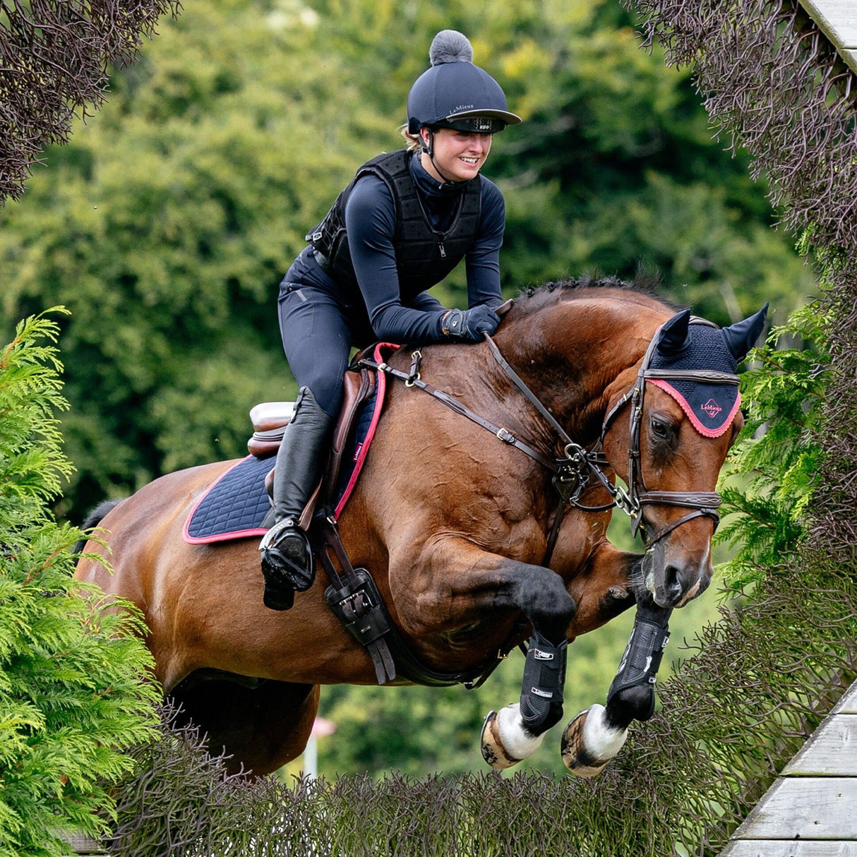 LeMieux Suede Close Contact Square Saddle Pad