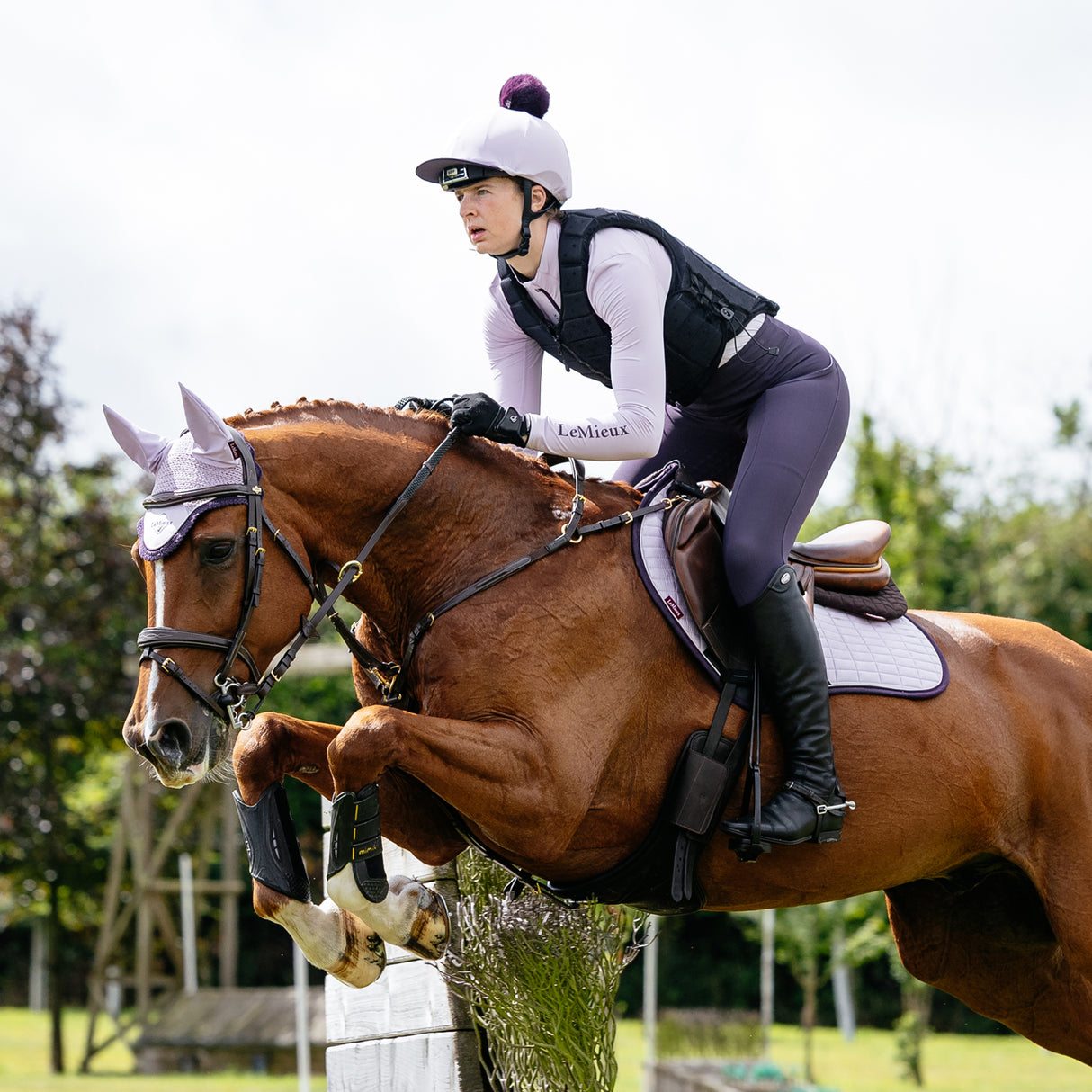 LeMieux Suede Close Contact Square Saddle Pad