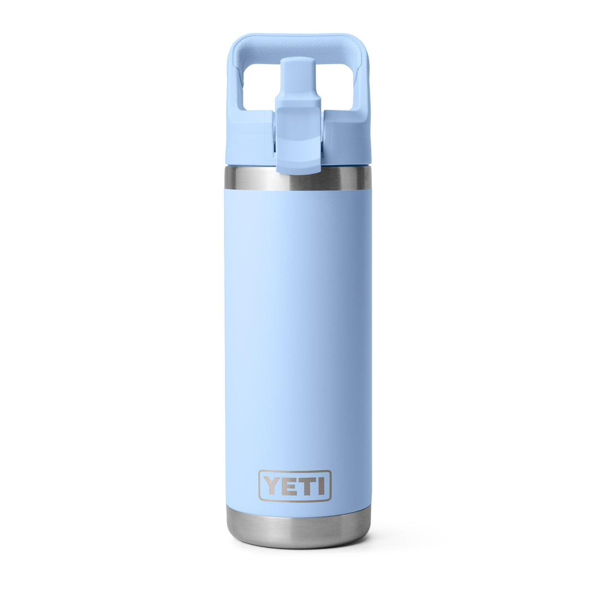 YETI Rambler Water Bottle W/ Color-Matched Straw Cap 18 oz.