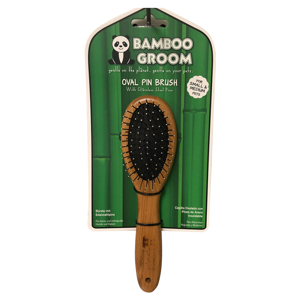 Bamboo Groom Oval Pin Brush