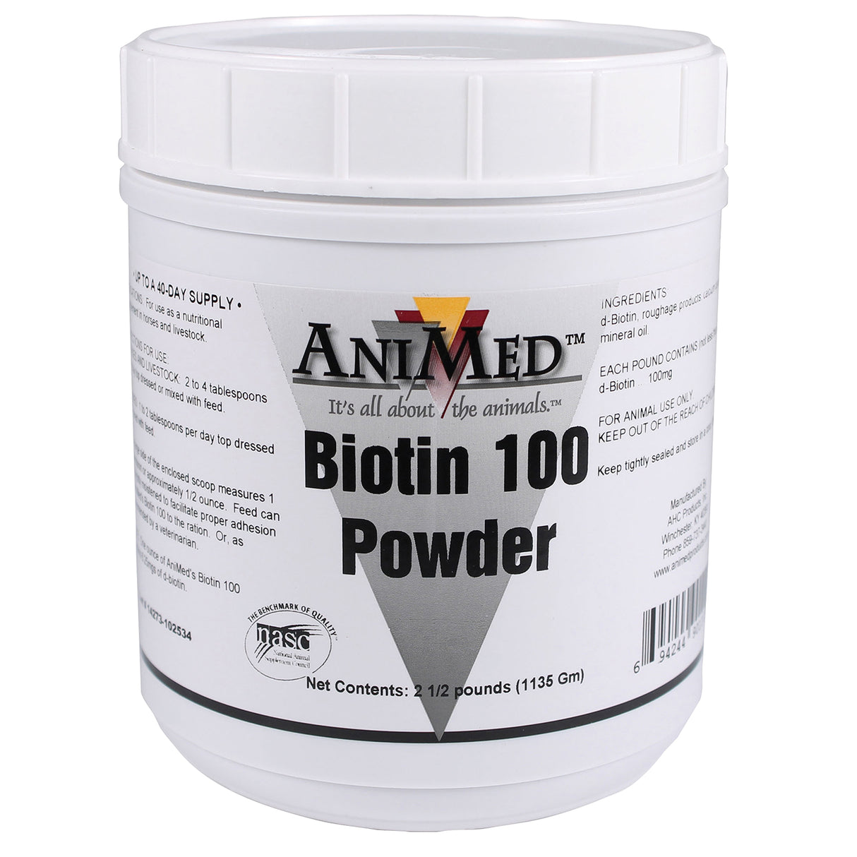 AniMed Biotin 100 2.5 lb.