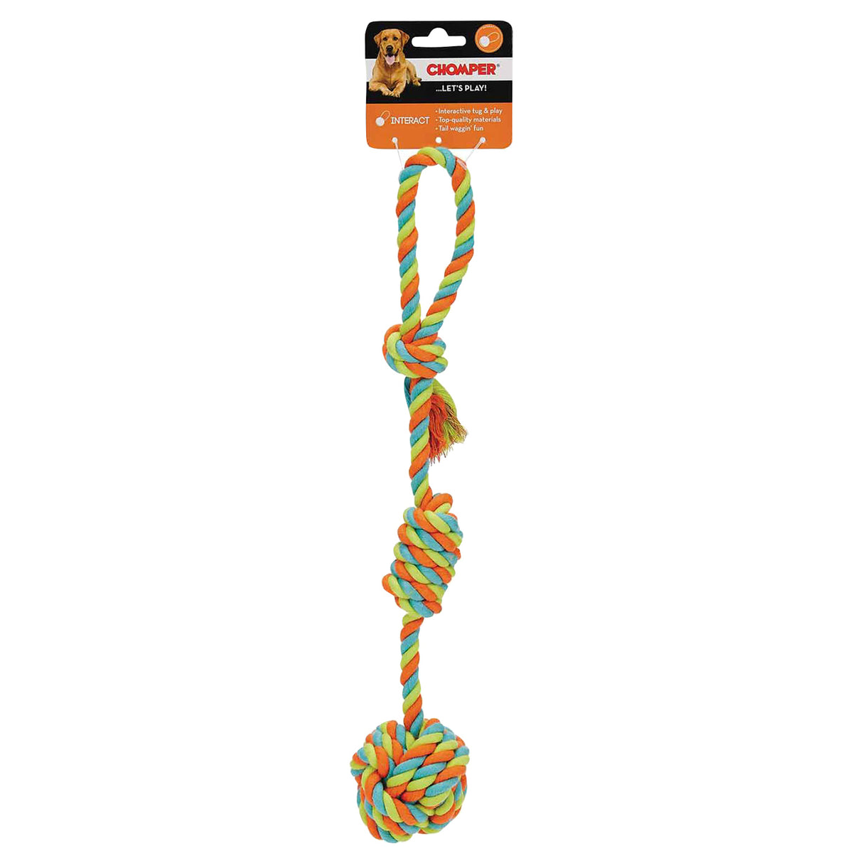 Chomper Rope Fist Tug Toy