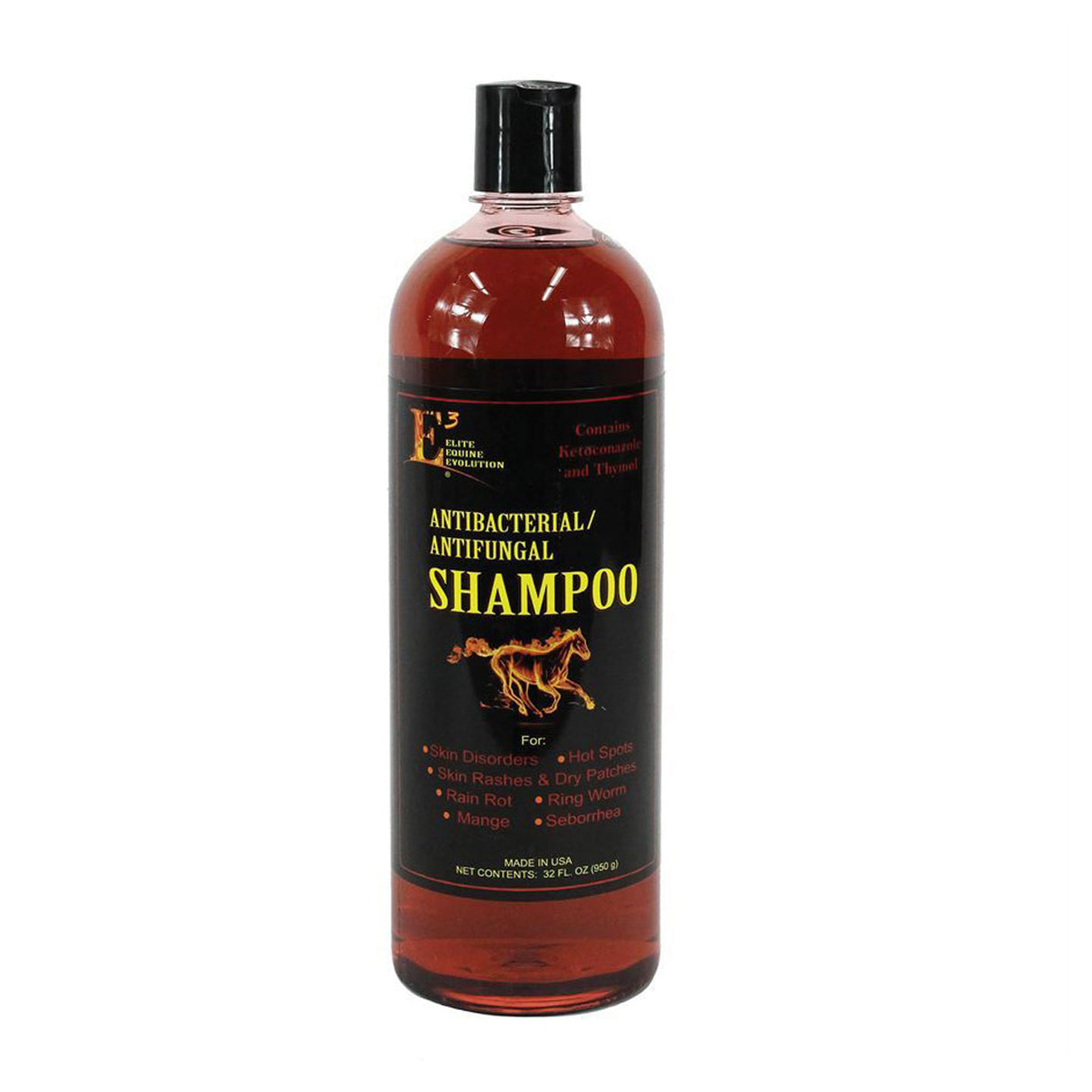E3 Elite Equine Antibacterial/Antifungal Shampoo 32 oz.