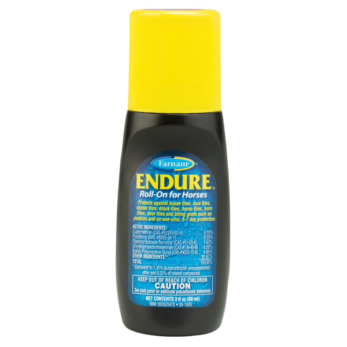 Farnam Endure Sweat Resistant Fly Control Roll-On 3 oz.
