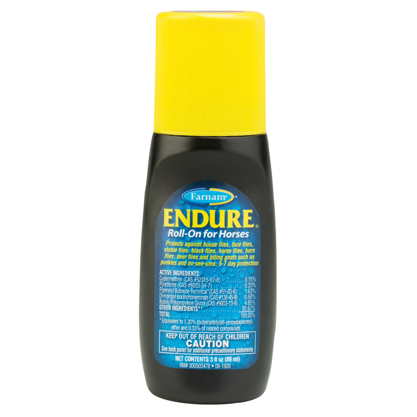 Farnam Endure Sweat Resistant Fly Control Roll-On 3 oz.
