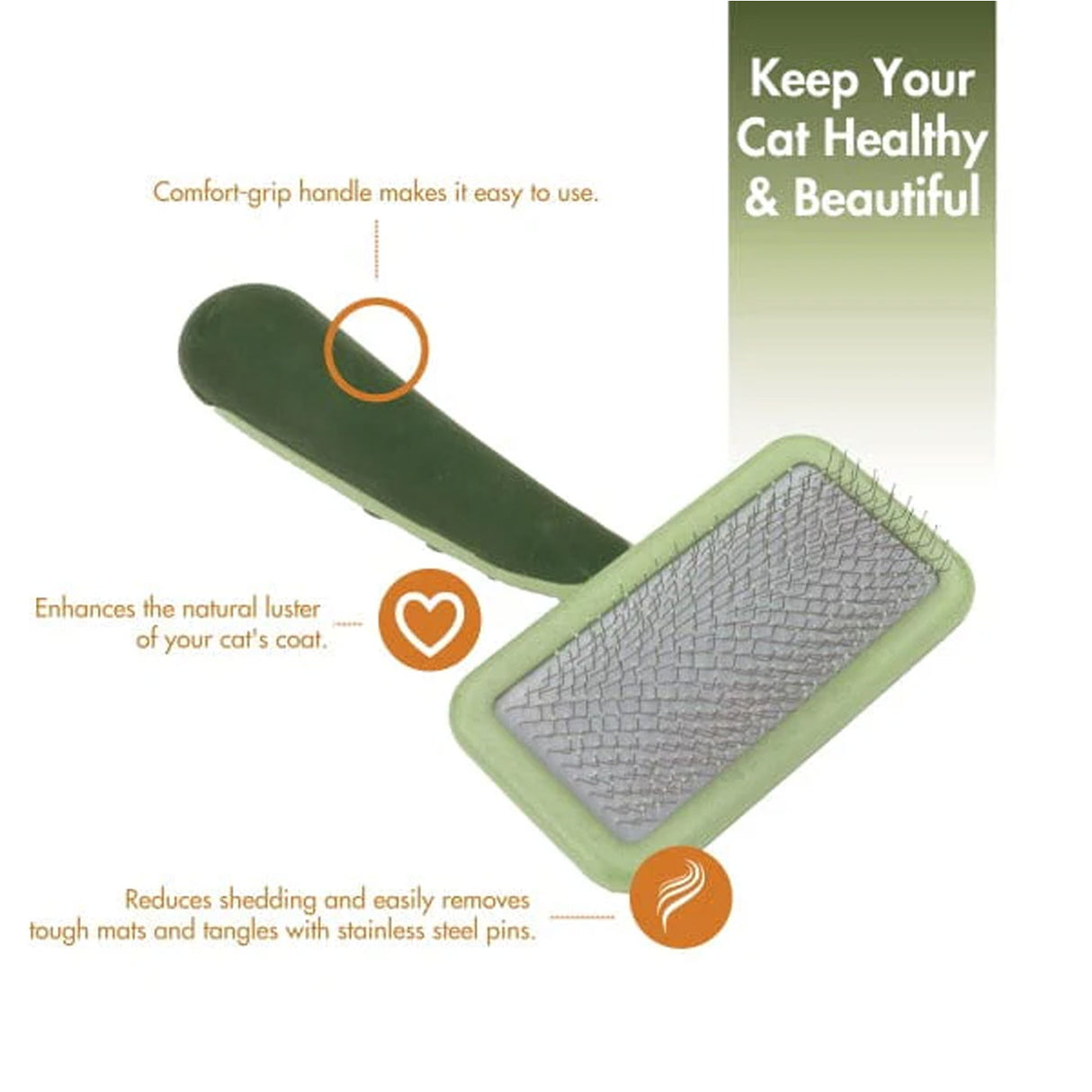 Safari Soft Slicker Cat Brush