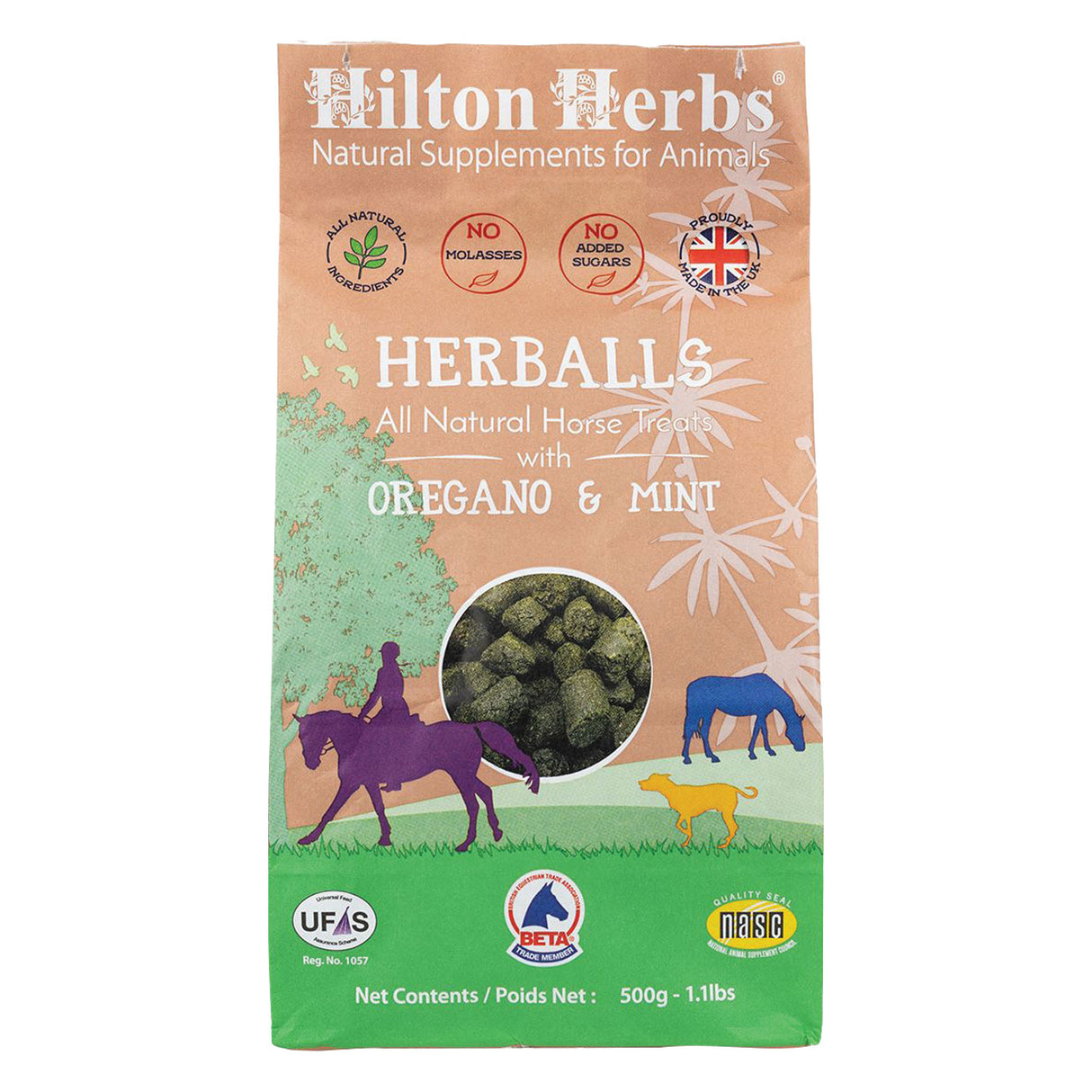 Herballs All Natural Oregano & Mint Horse Treats 1.1 lb.