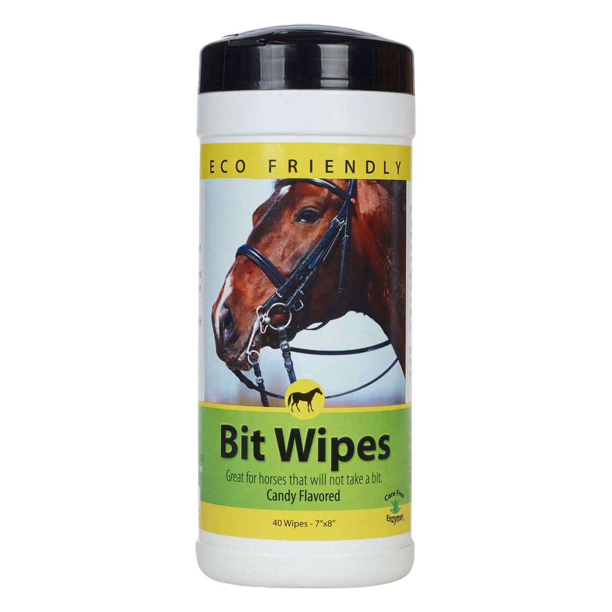 Carefree Enzymes Horse Bit Wipes - 40 Count