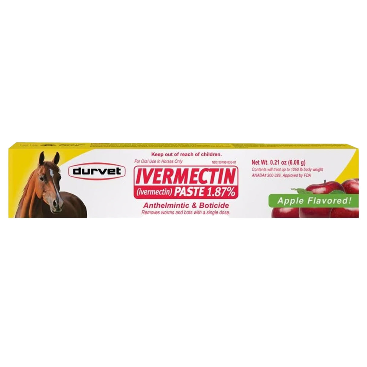 Durvet Ivermectin Dewormer Paste 0.21 oz.
