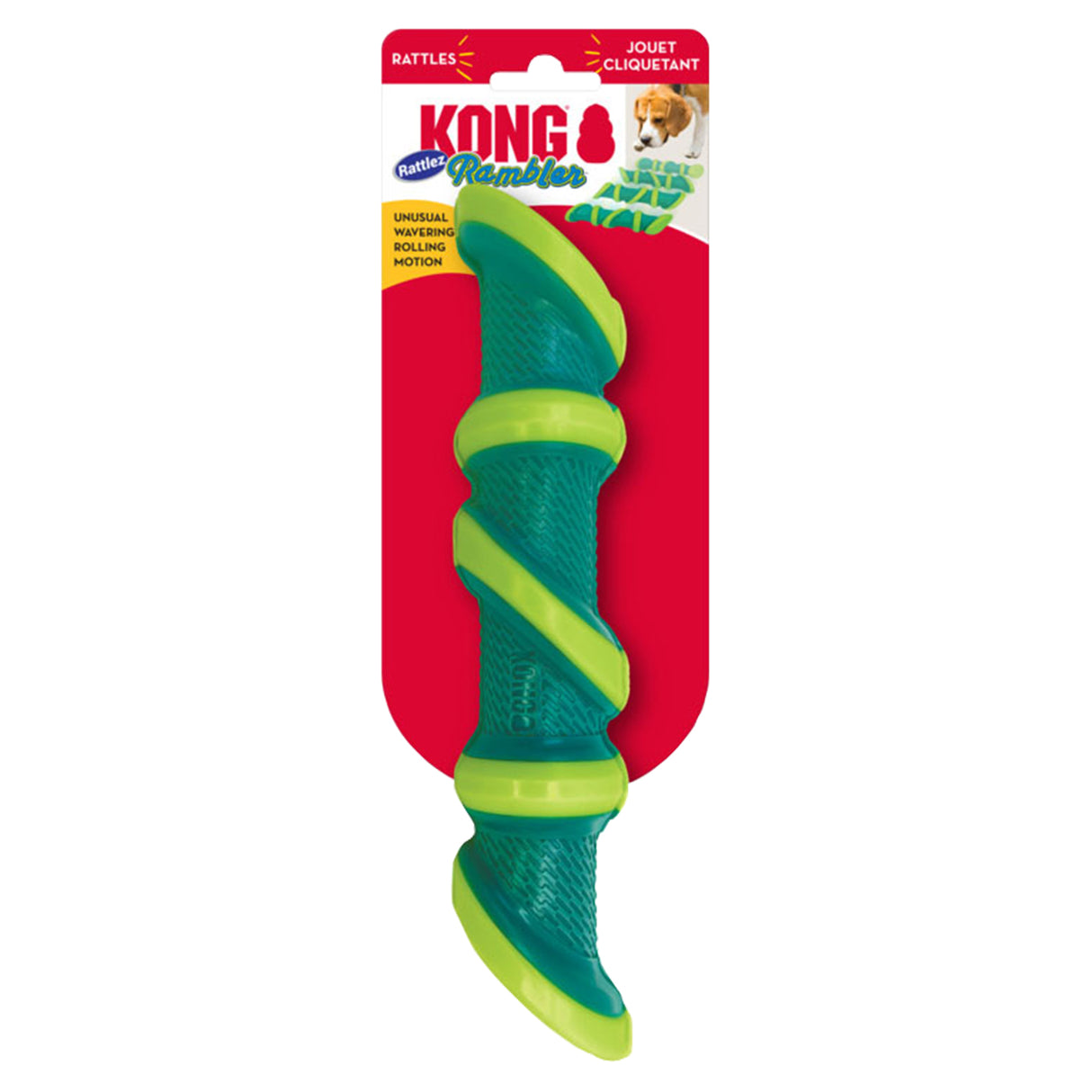 Kong Rambler Rattlez Stick Dog Toy