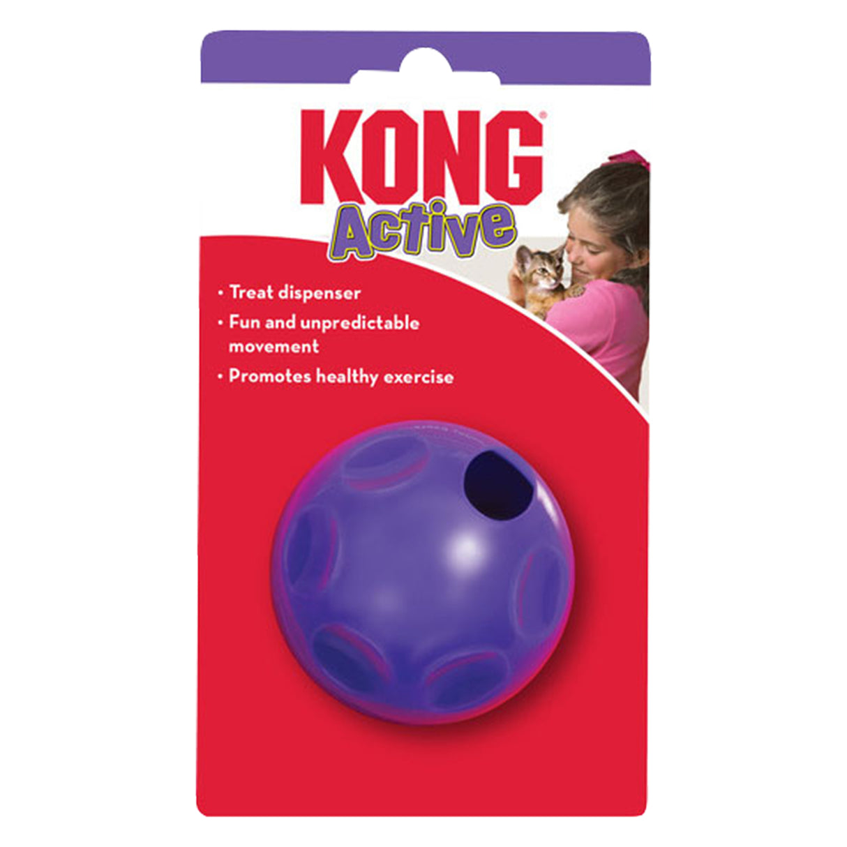 Kong Cat Treat Dispensing Ball Cat Toy