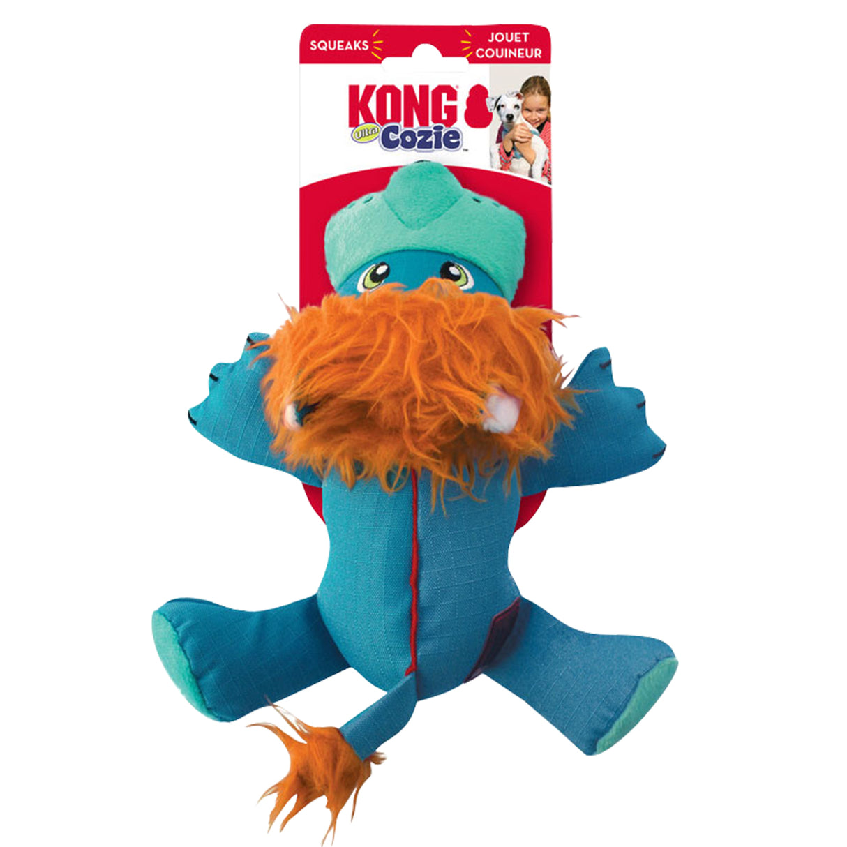 Kong Cozie Ultra Lucky Lion Dog Toy