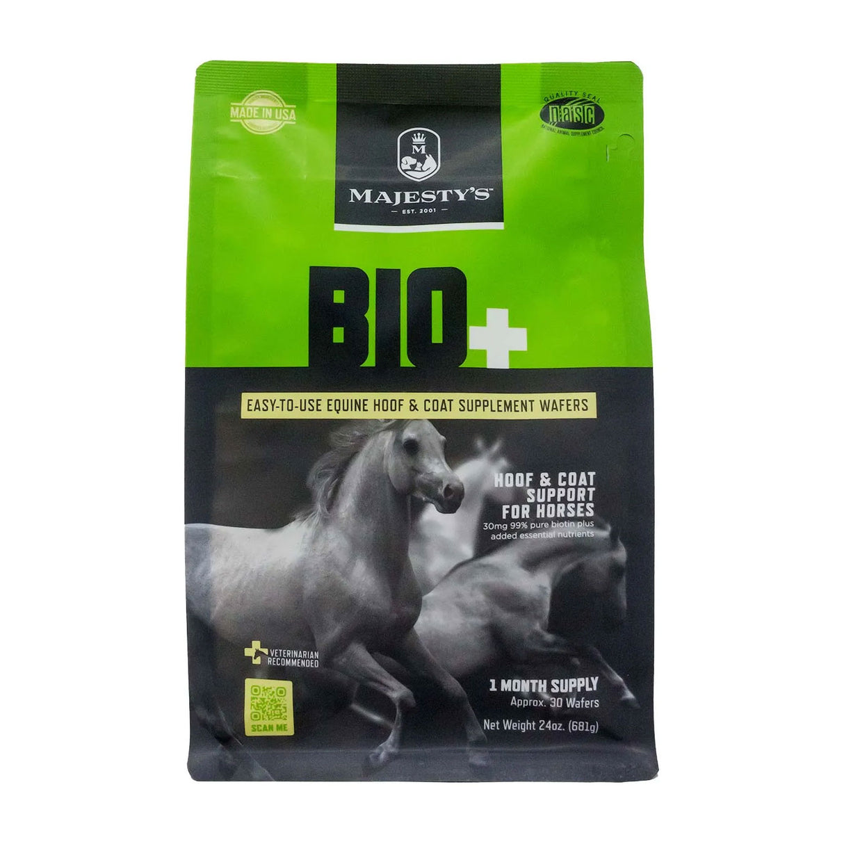 Majesty's Bio+ Hoof & Coat Support Wafers 24 oz.