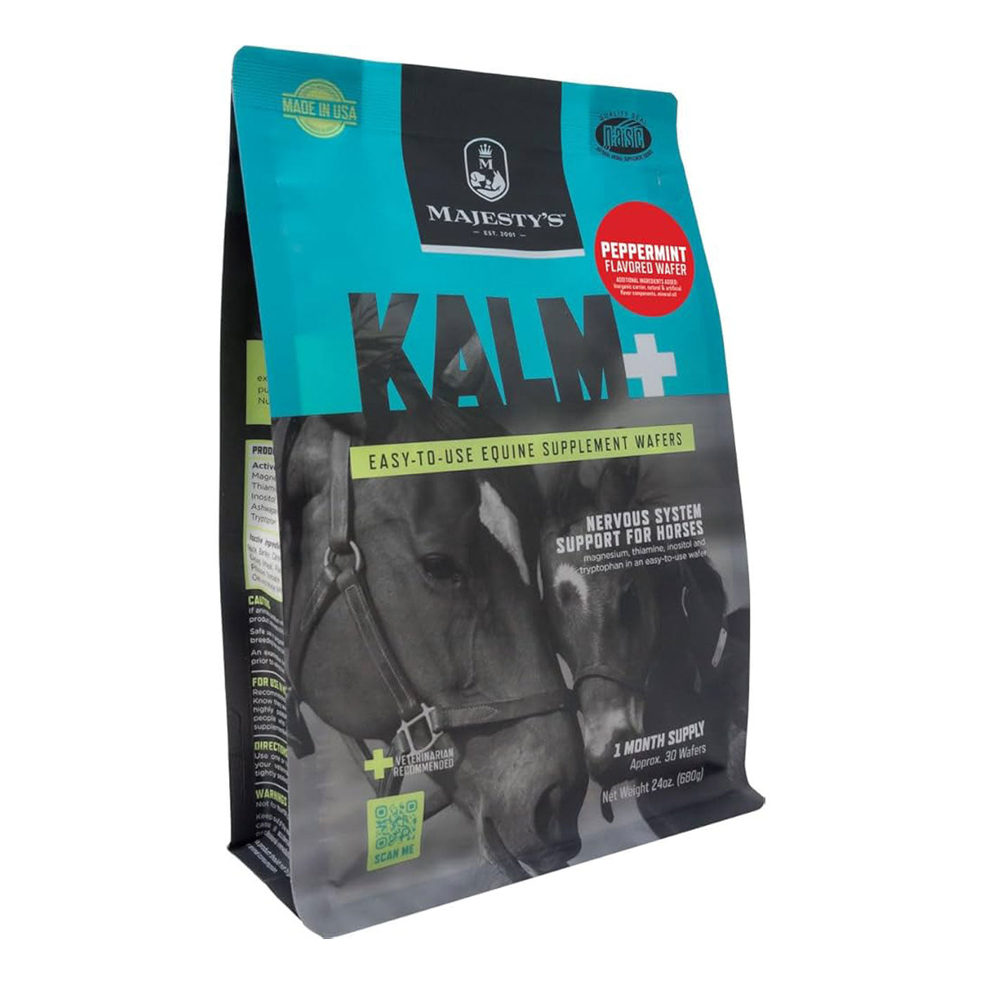 Majesty's Kalm+ Nervous System Support Wafers 24 oz.