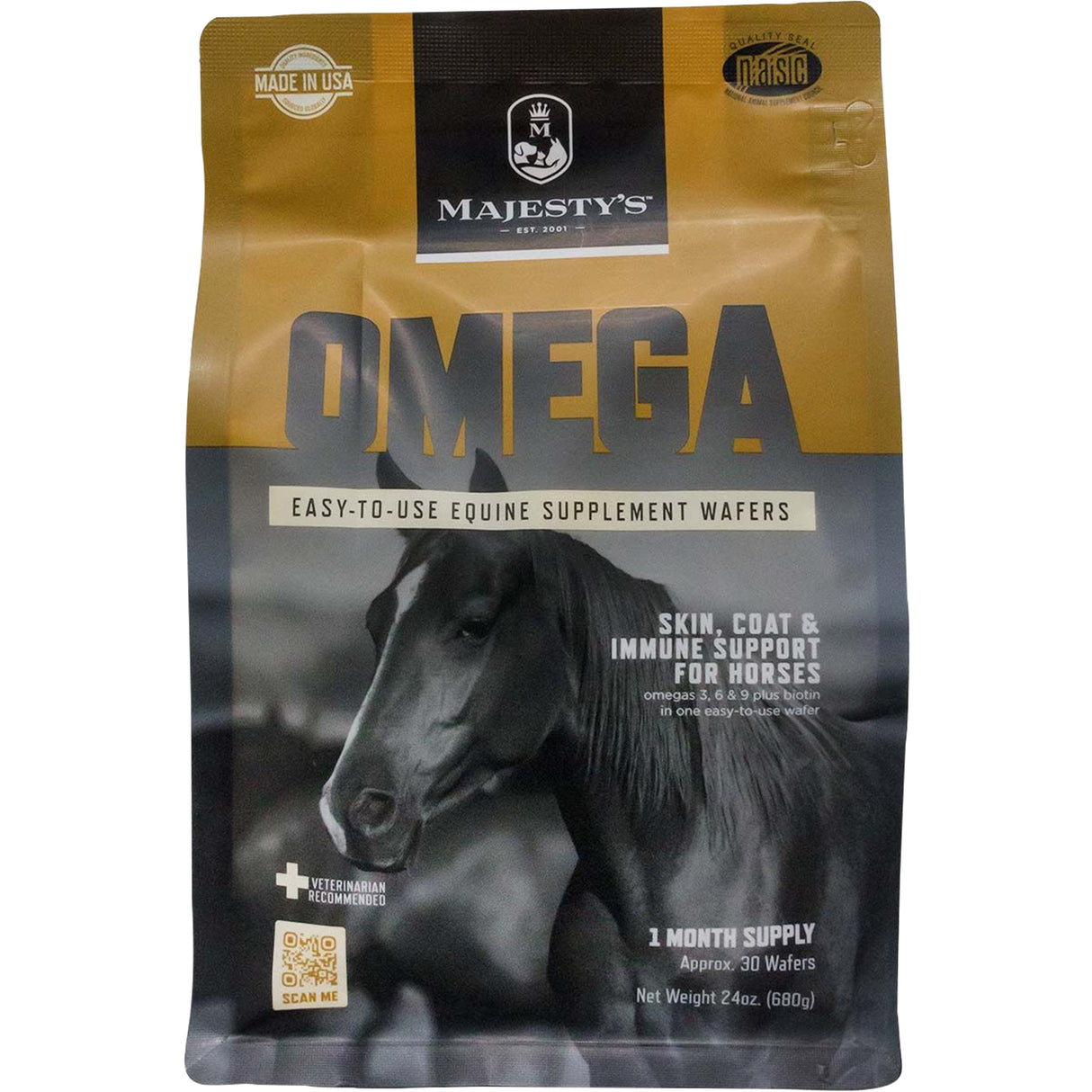Majesty's Omega Skin, Coat & Immune Support Wafers 24 oz.