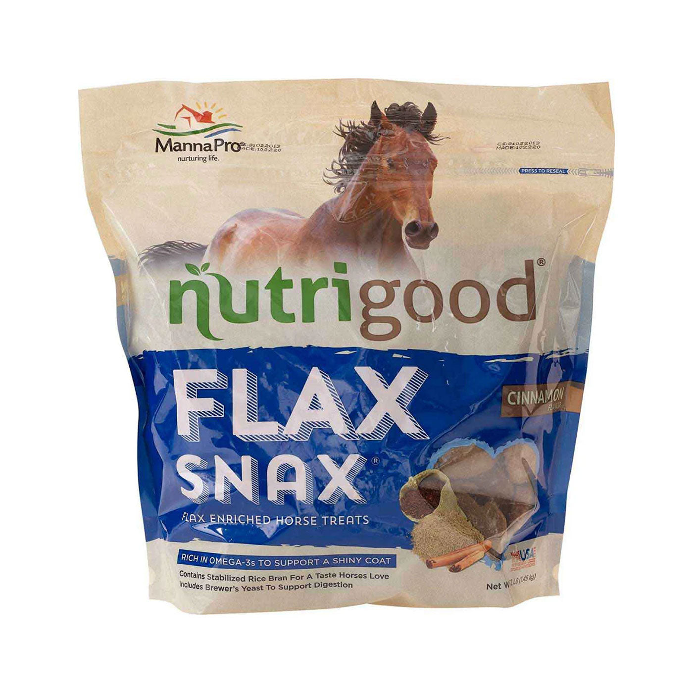 Manna Pro Nutrigood Flax Snax 3.2 lb.