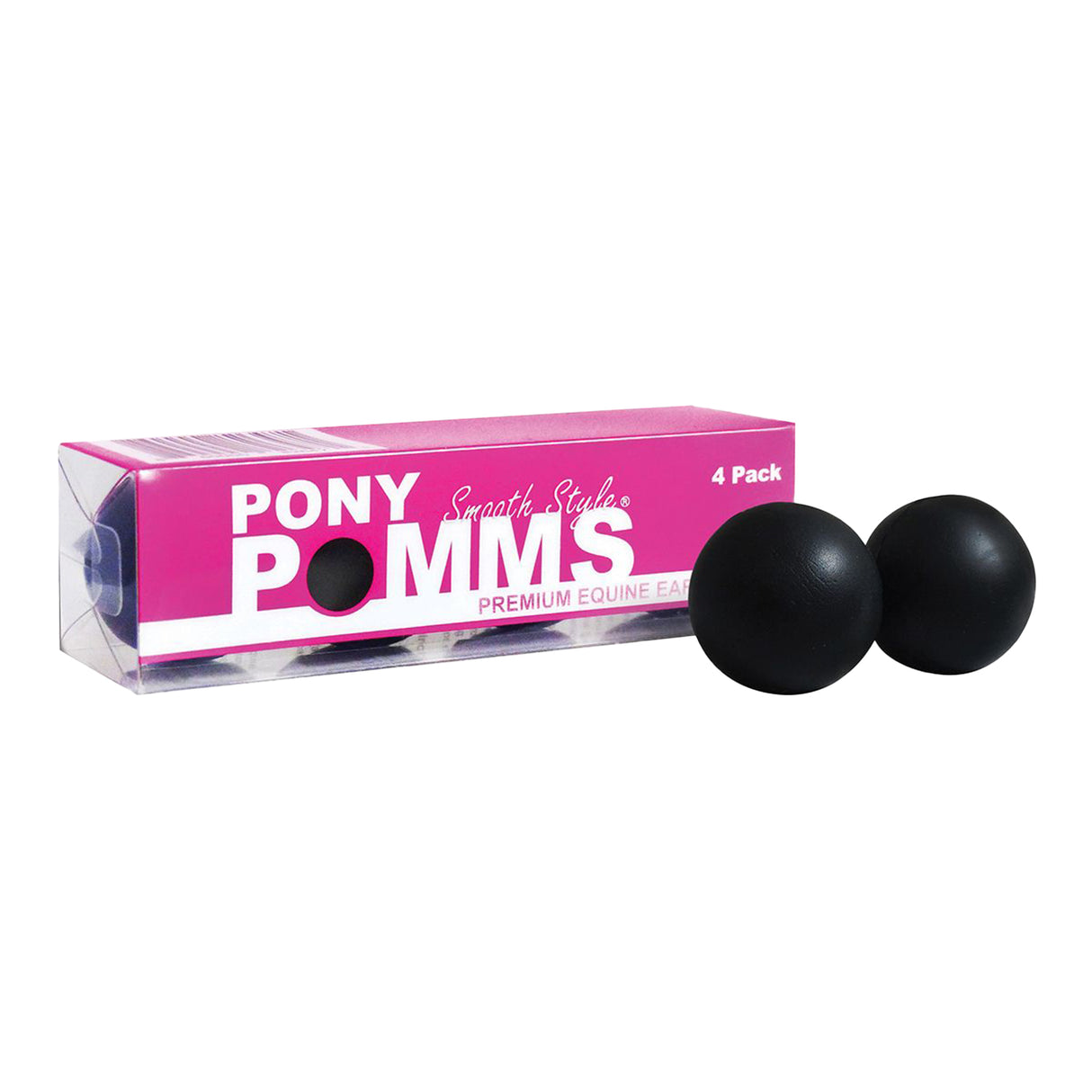Pomms Smooth Style Premium Equine Earplugs - Pack of 4