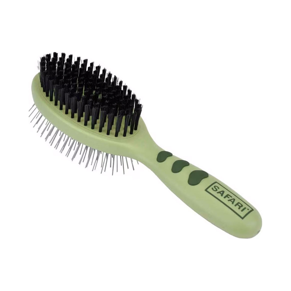 Safari Plastic Pin & Bristle Combo Brush