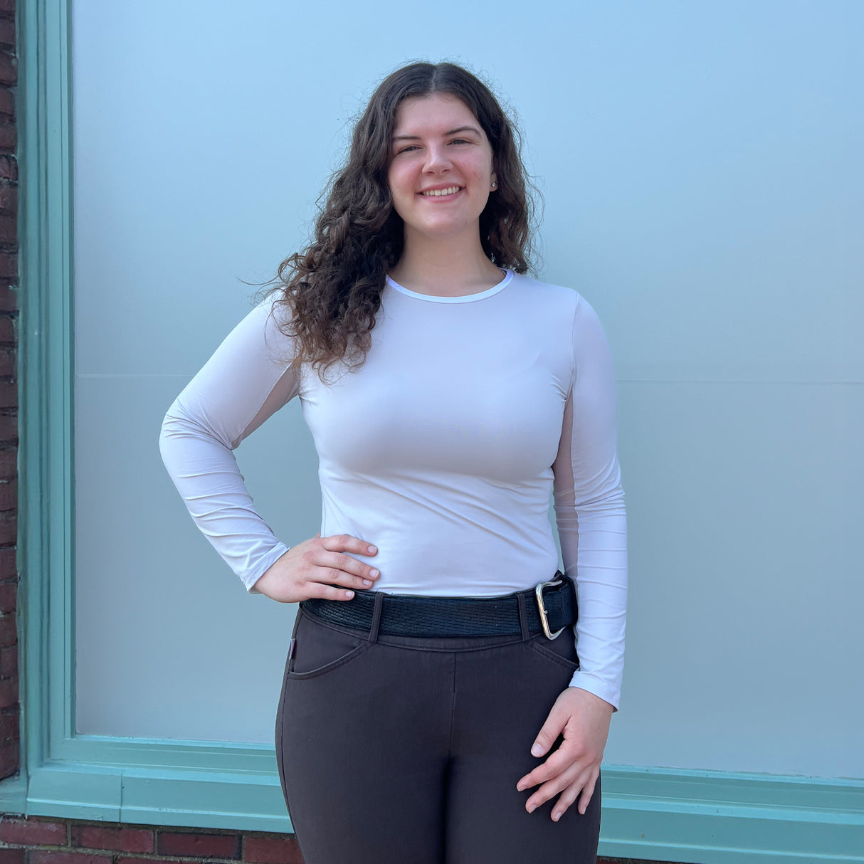 Tailored Sportsman IceFil Long Sleeve Crewneck Top