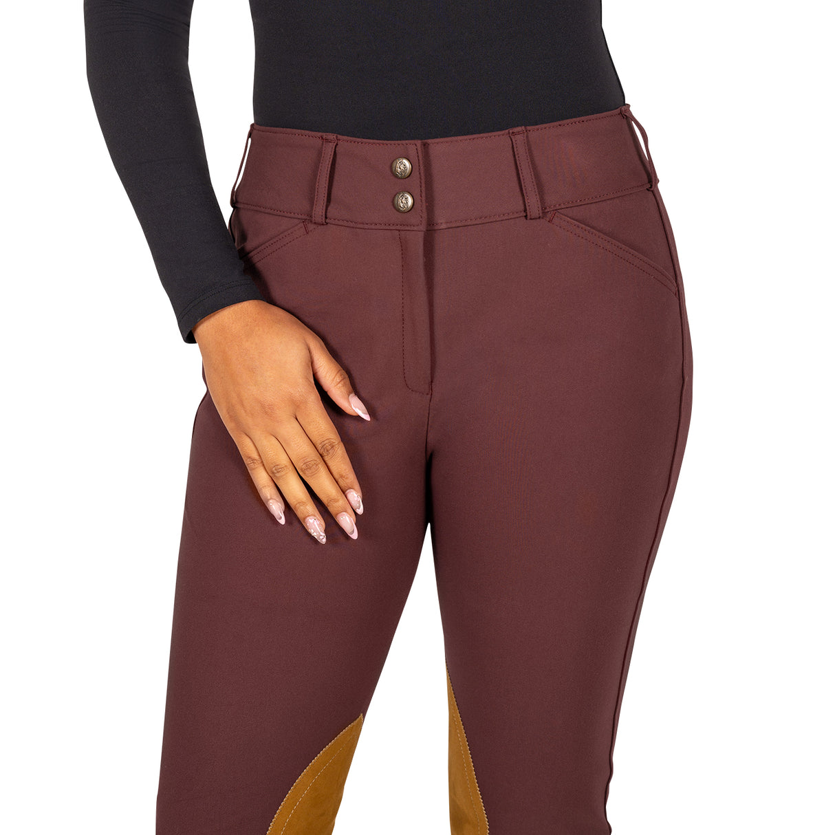 Tailored Sportsman Vintage Knee Patch Mid-Rise Breech
