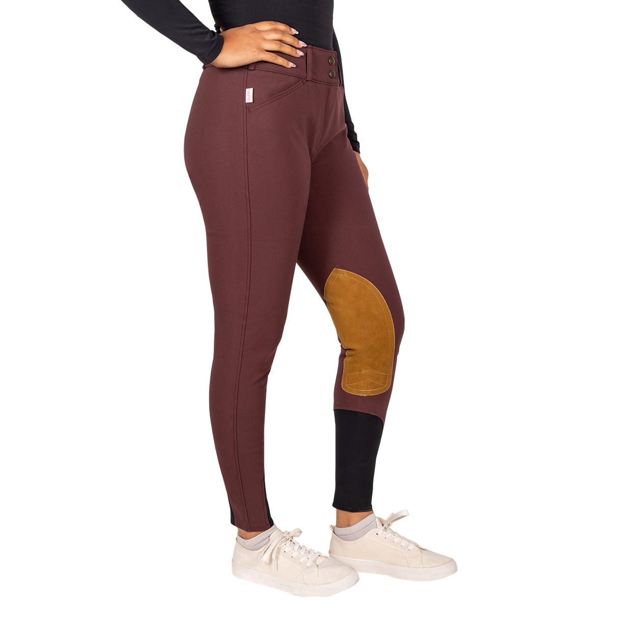 Tailored Sportsman Vintage Knee Patch Mid-Rise Breech