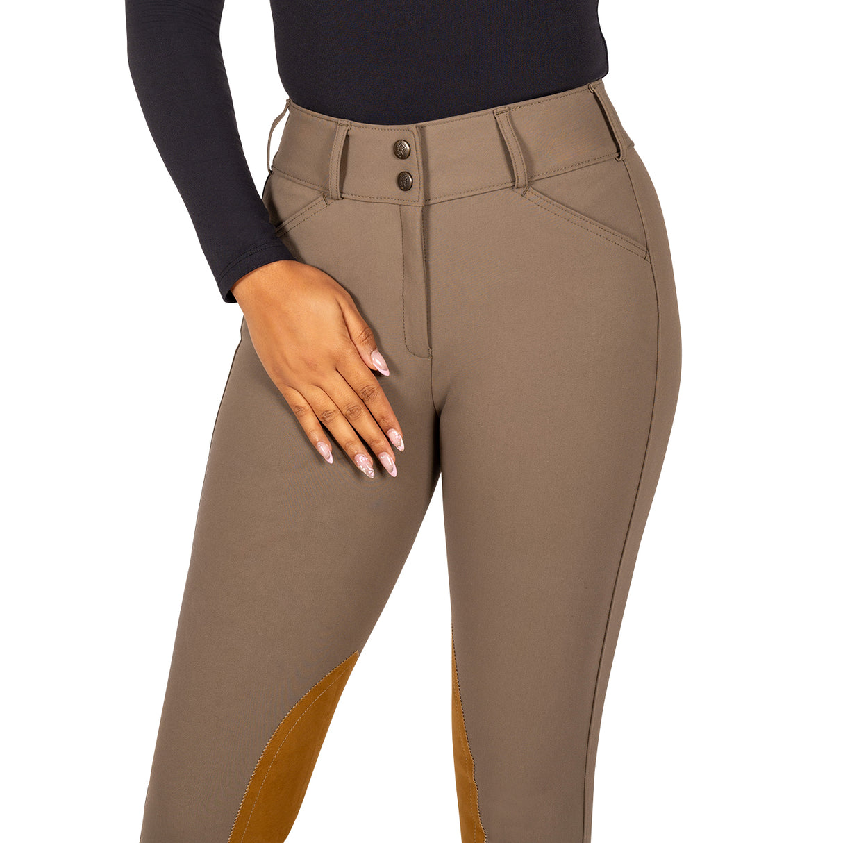 Tailored Sportsman Vintage Knee Patch Mid-Rise Breech