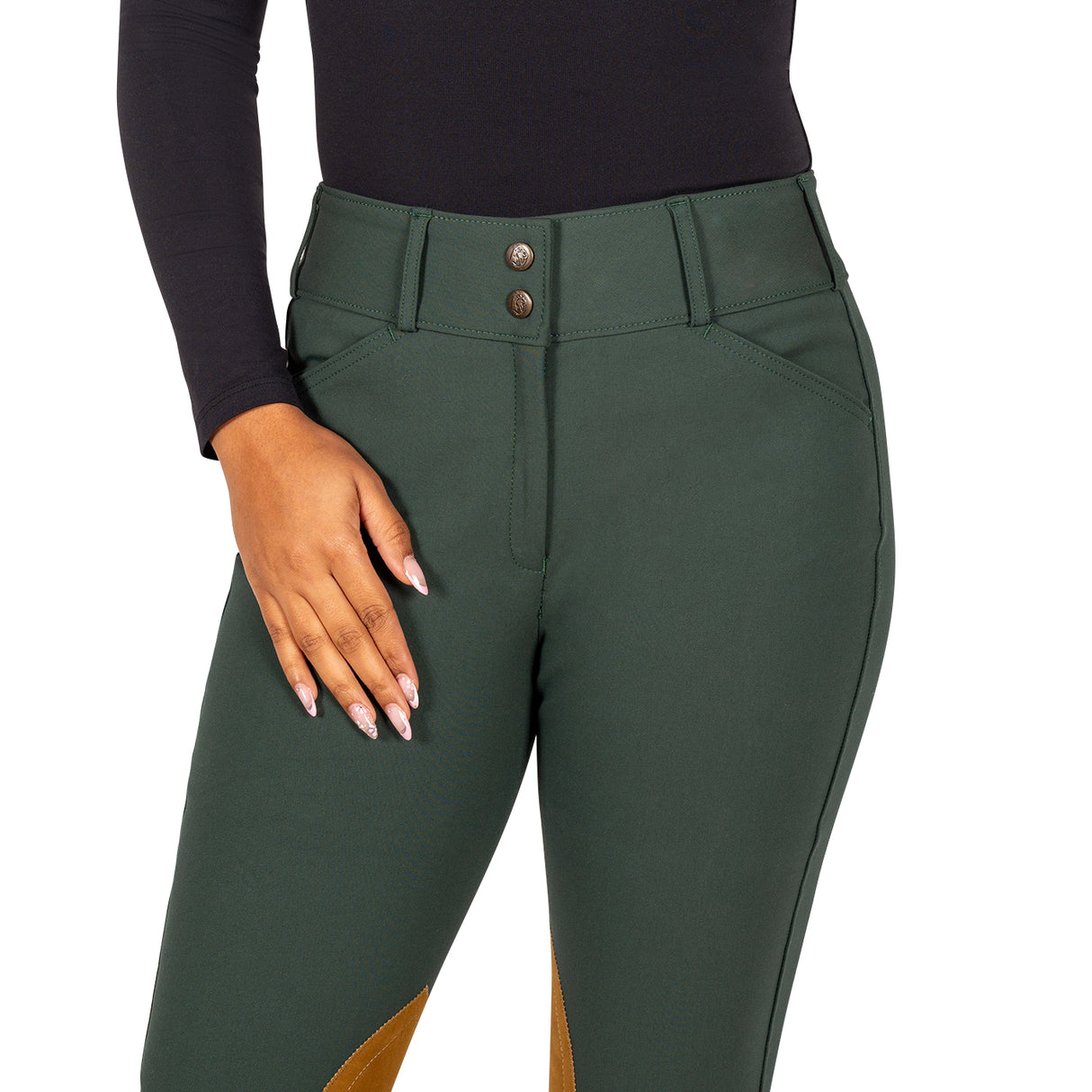 Tailored Sportsman Vintage Knee Patch Mid-Rise Breech