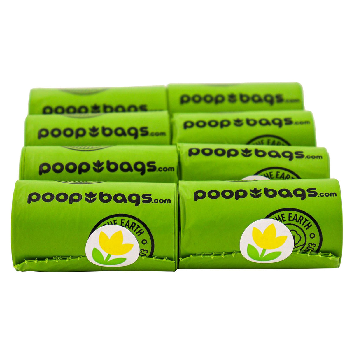 The Original Poop Bags Scented Countdown Rolls - Pack of 8