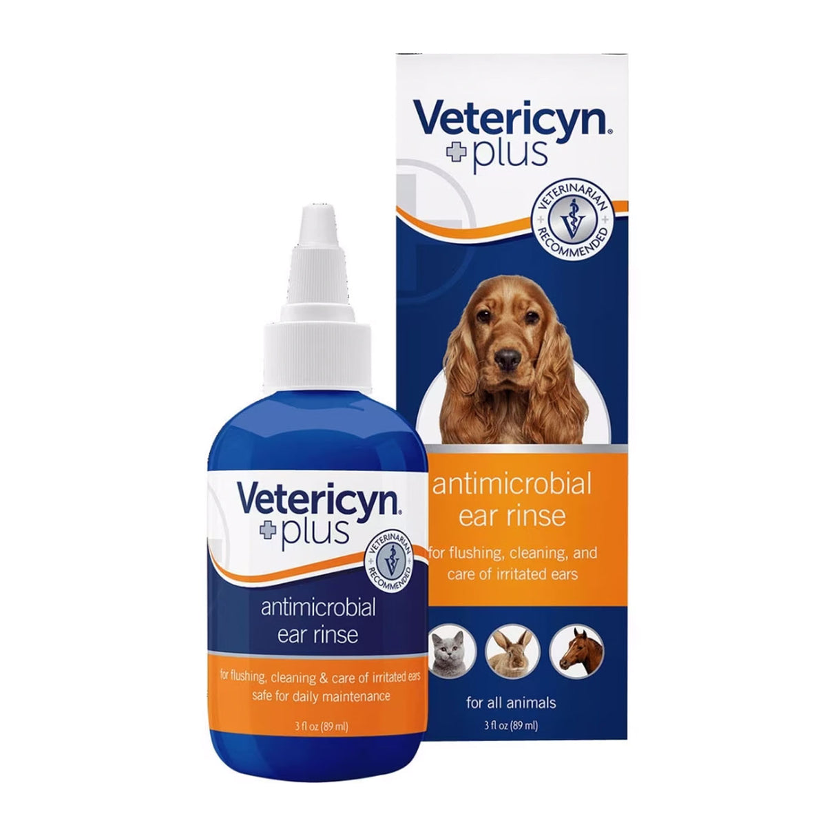 Vetericyn Plus Antimicrobial Ear Rinse 3 oz.